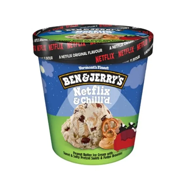 Ben Jerry Netflix & Chill 465ml