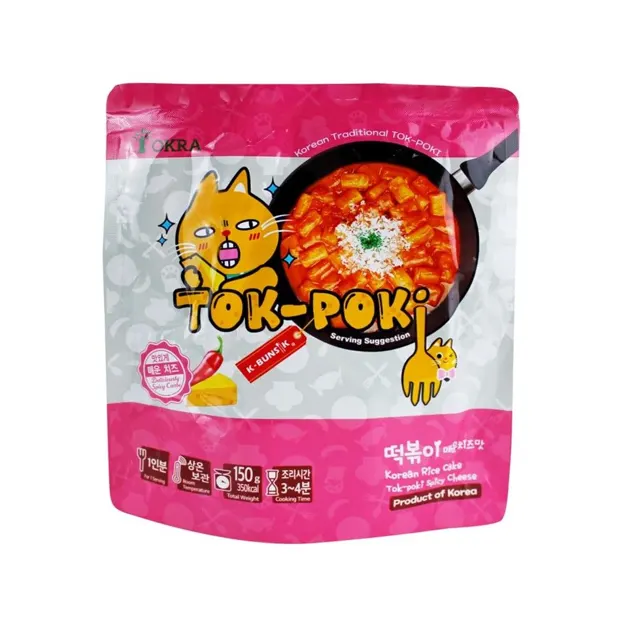 Okra Tok-Poki Rice Cake-Spicycheese 150g