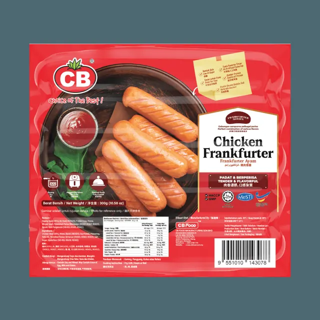 Cb Chicken Frankfuter - Original 300g