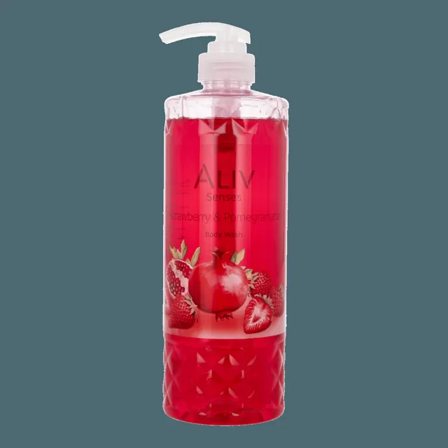 Aliv Body Wash 900ml S.berry+pmgrnt