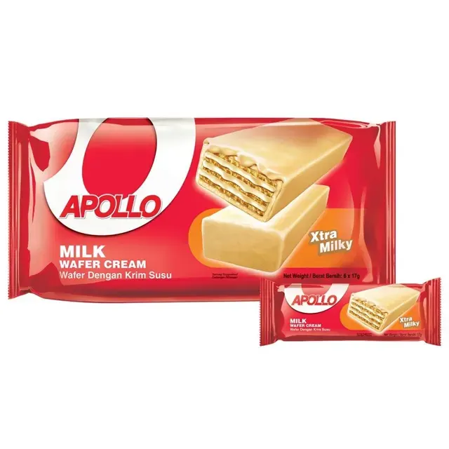 Apollo Milk Wafer Cream 6×17g