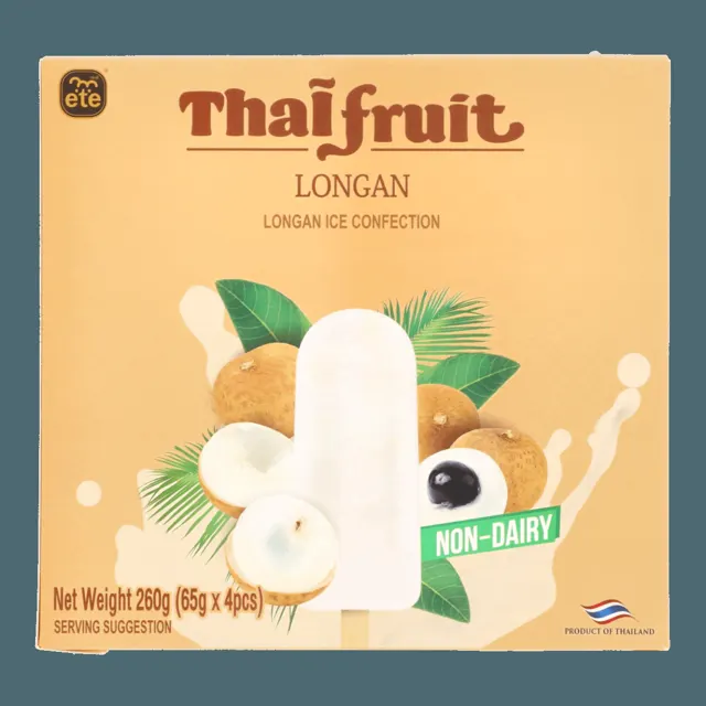 Ete Thai Fruit Longan Flv 65gx4