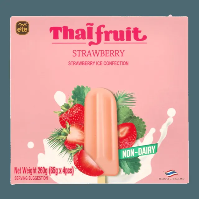 Ete Thai Fruit S/berry Flv 65gx4