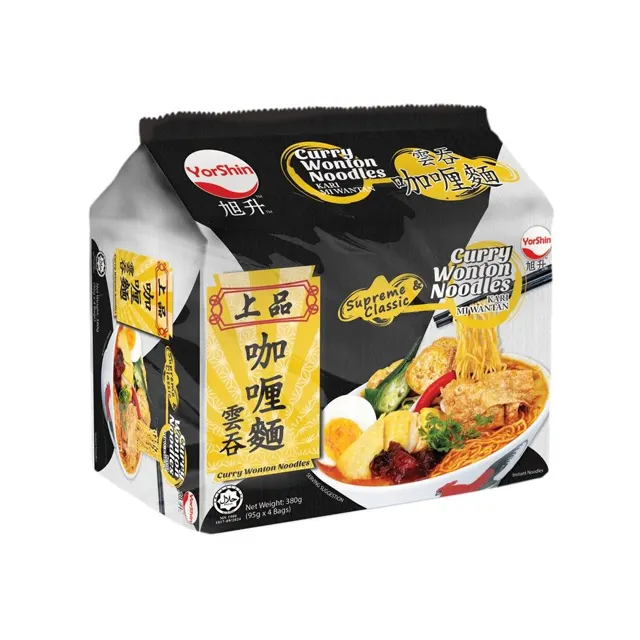 Yorshin Supreme Curry Wonton Ndl 4×95g