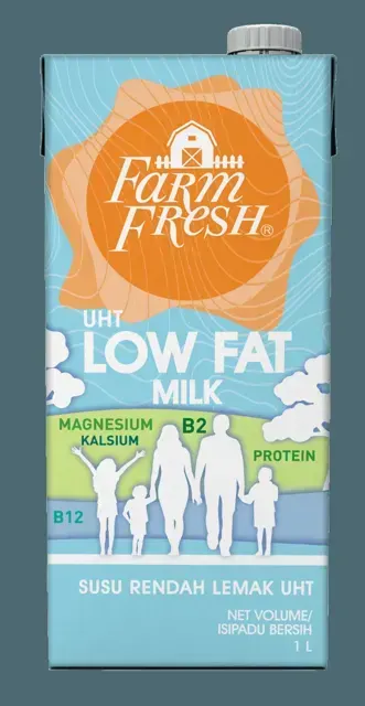 Farm Fresh Low Fat Milk UHT 1L