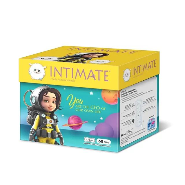 Intimate Long+wider Pantyliners 60S