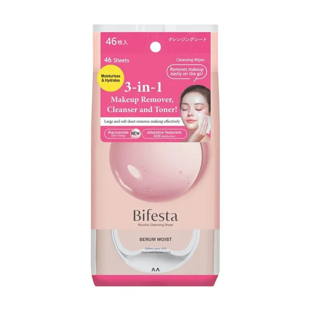 Bifesta Cleansing Sheet Serum Moist 46S
