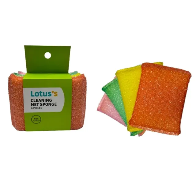 Lotuss Cleaning Net Sponge 4S Lc59