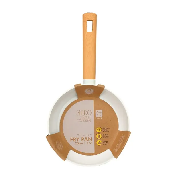 Fukuro Shiro Ceramic Non Stick Frypan 20cm