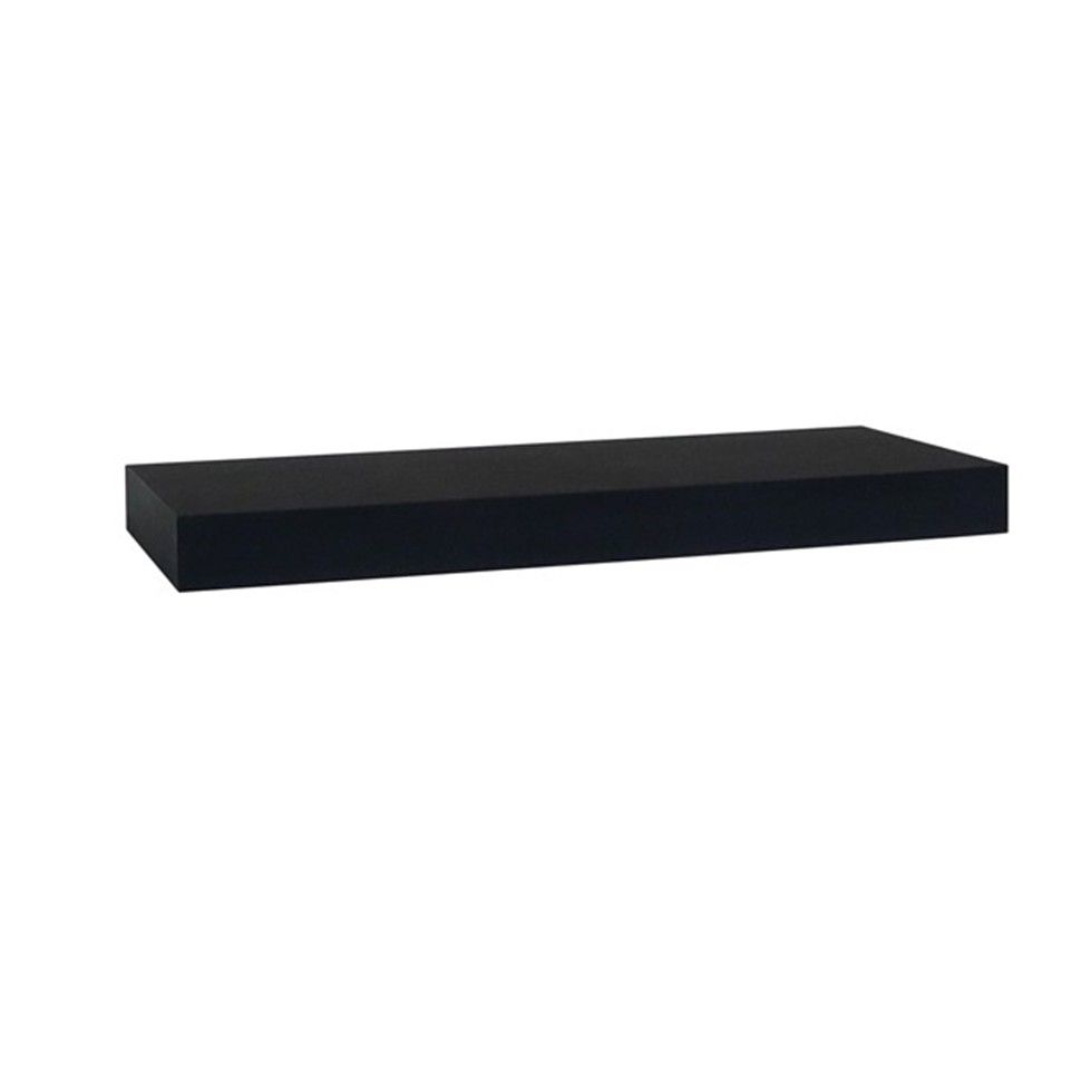 60cm Wall Shelf 5cm Thickness Black