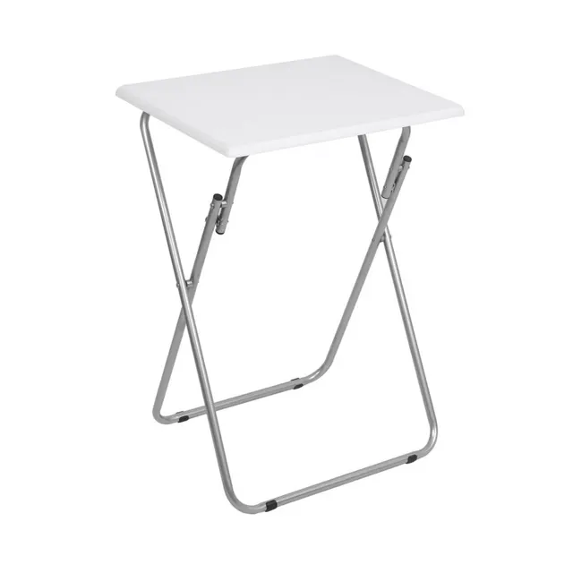 Foldable Table Wood Top White
