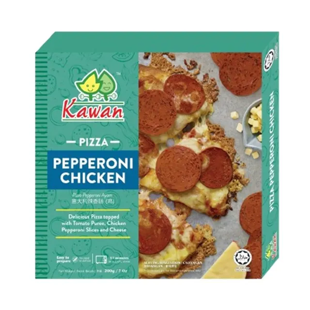 Kawan Pizza 7in Chicken Pepperoni 200g