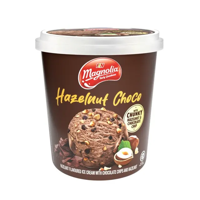 Magnolia Hazelnut Choco Ice Cream 750ml