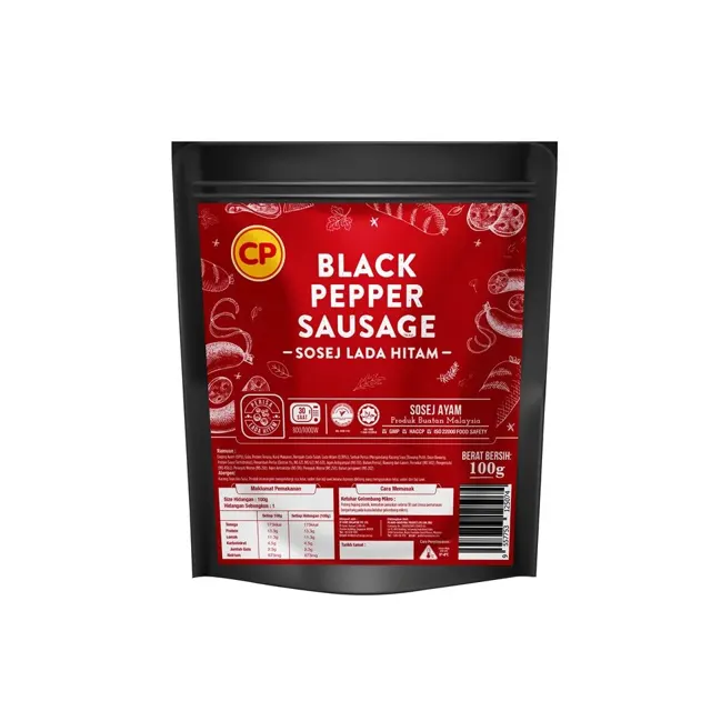 Cp Blackpepper Sausage 100g