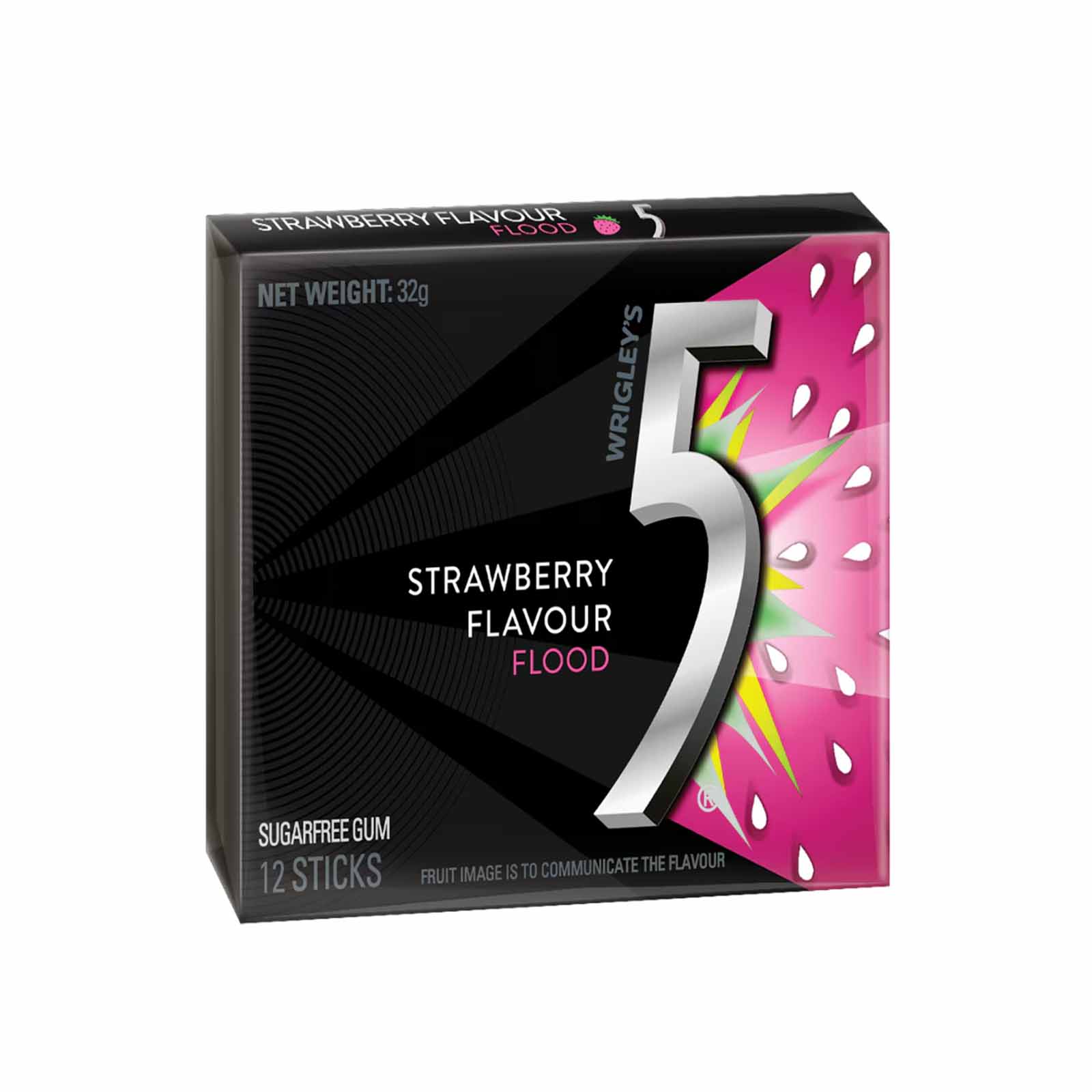 Wrigleys 5 Gum Strawberry 32g