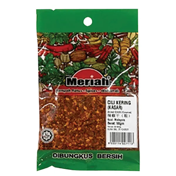 Meriah Serbuk Cili Kering Kasar 1kg