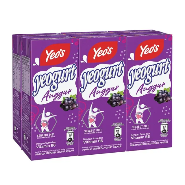 Yeos Justea White Grape 6x 250ml