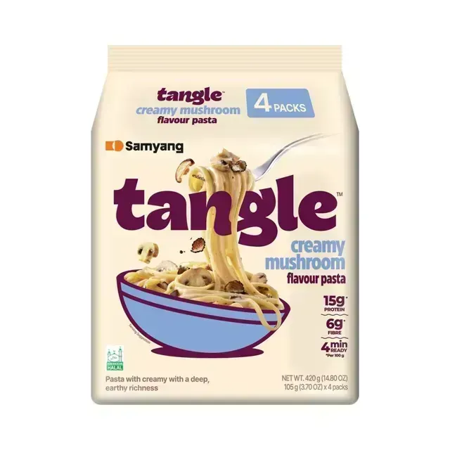 Samyang Tangle Crm Mushroom Pasta 4×105g