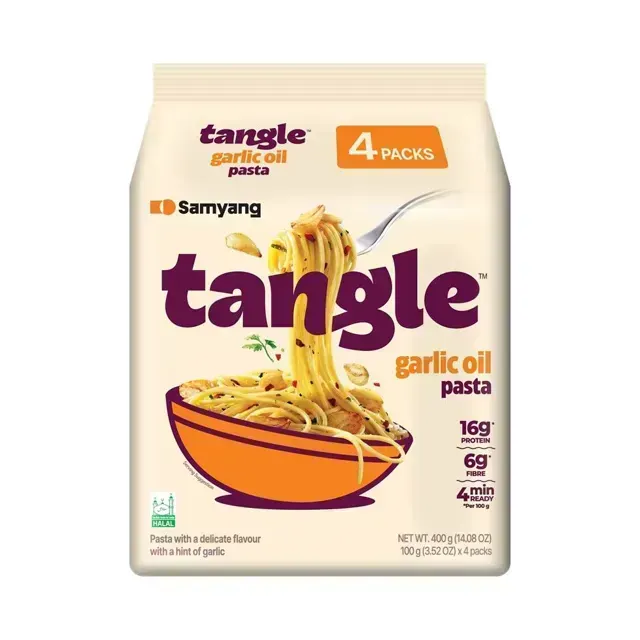 Samyang Tangle Garlic Oil Pasta 4×100g