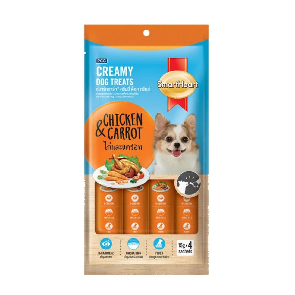 Smartheart Crm Dog Trt Chic Carrot 15×4