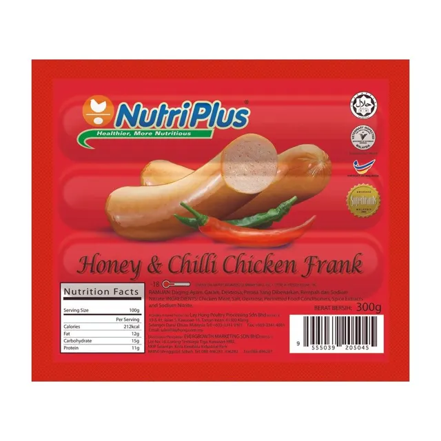 Nutriplus Prem Frank Honey Chili 300g