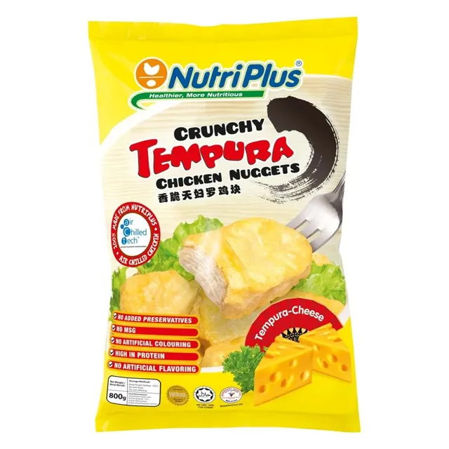 Nutriplus Tempura Nugget Cheese 800g