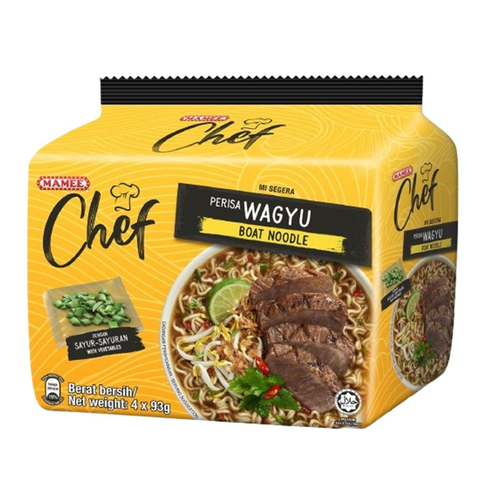 Mamee Chef Wagyu Boat Noodle 4×93g