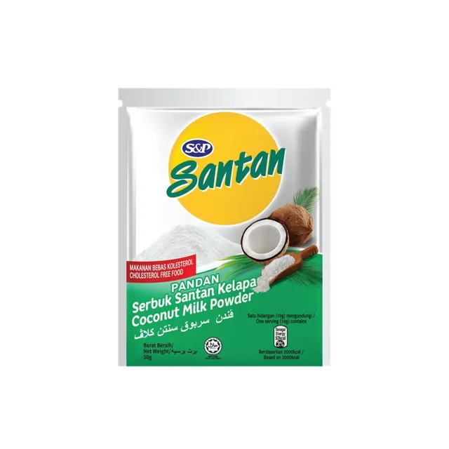 S+p Santan Coconut Mik Powder Pandan 50g
