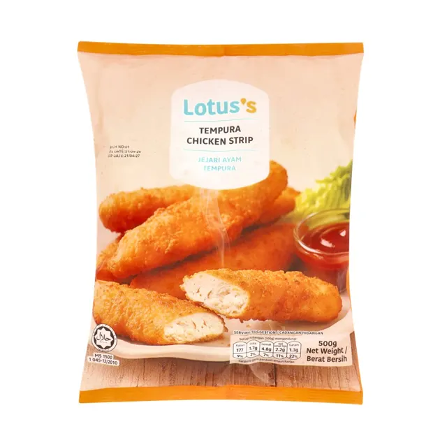Lotuss Hot&spicy Tempura Chic Strip 500g