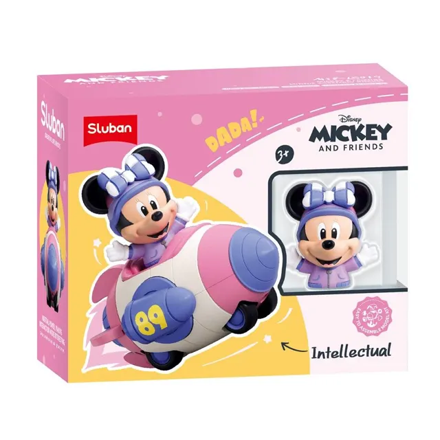 Minnie Assembly Friction Rocket 8PCS