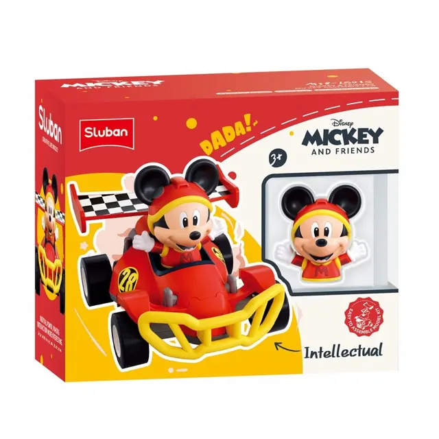 Mickey Assembly Friction Racing Car 7PCS