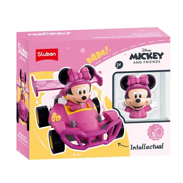 Minnie Assembly Friction Racing Car 7PCS
