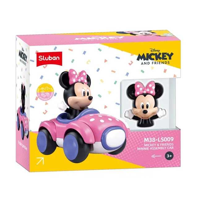 Minnie Assembly Friction Car 7PCS