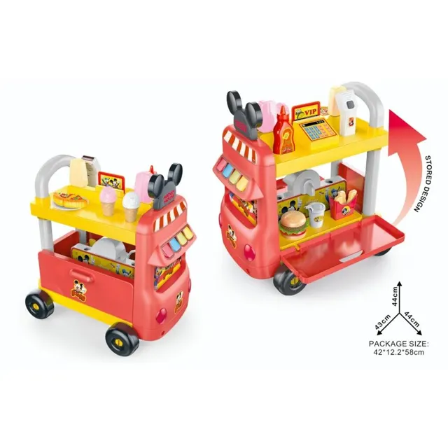 Mickey Fast Food Multifunctional Cart