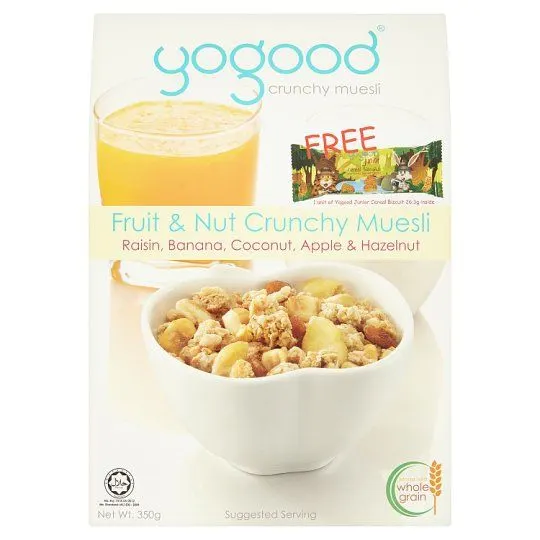 Yogood Crisp+crunch Fruit+nut 280g