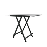 Foldable Table 80×80cm Black