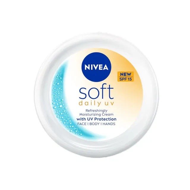 Nivea Soft Daily Uv Spf15 Moisturizing Cream 200ml
