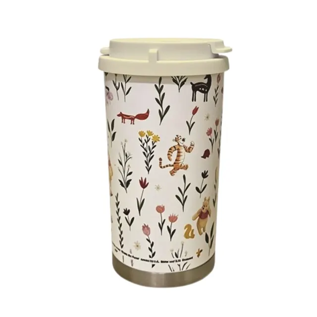Disney Pooh Stainless Steel Coffee Mug 500ml Off White