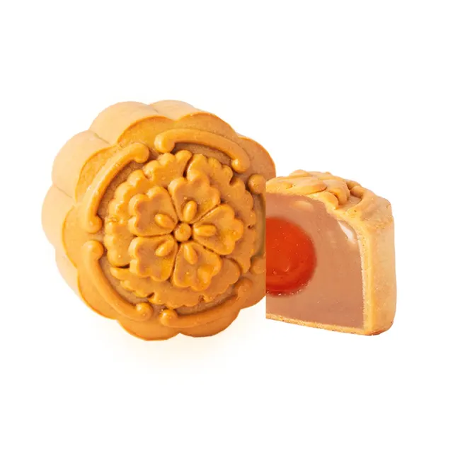 Ov Lotus With Single Yolk Mooncake