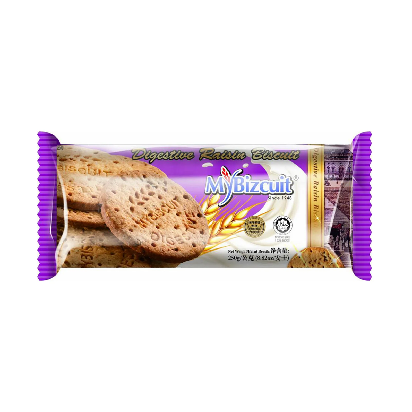 Mybizcuit Digestive Raisin Bisc3in1 750g