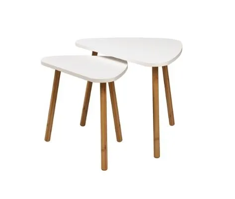 Okura Triangle Nest Table 2 pcs Set