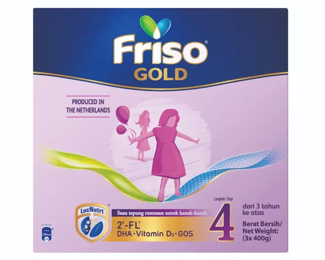 Friso Gold Step 4 1.2kgx4 Bib