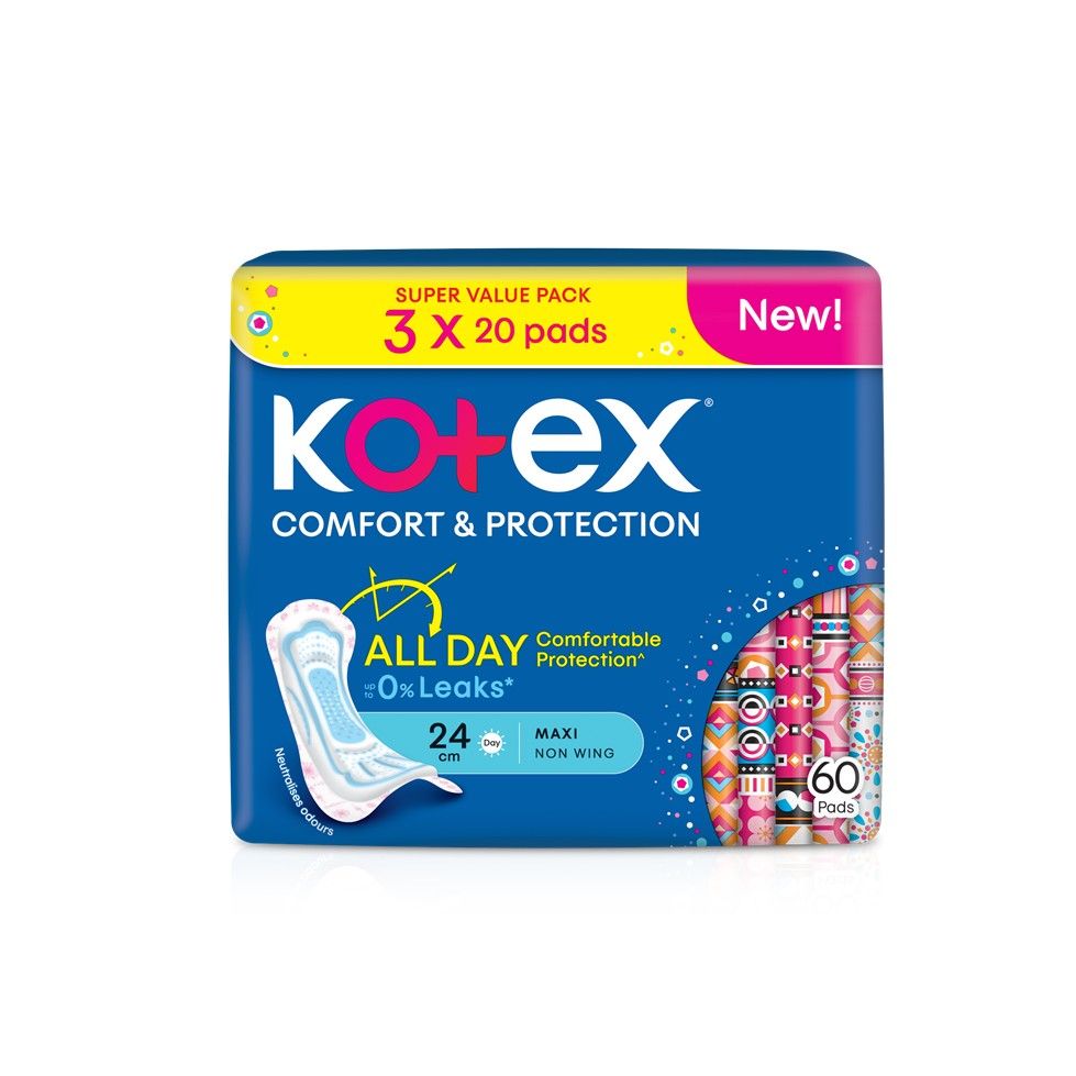 Kotex Cmfrt+prtcn Maxi N/wing 24cm 20×3