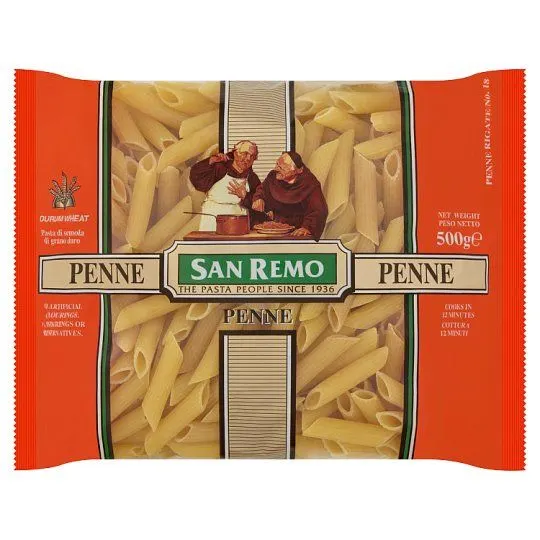 San Remo No 18 Penne Rigate 500g