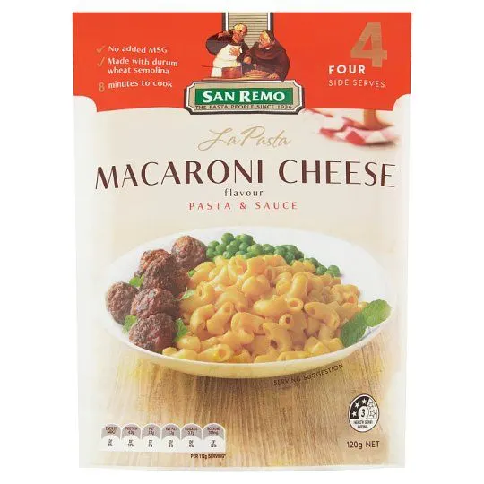 San Remo Macaroni+cheese 120g