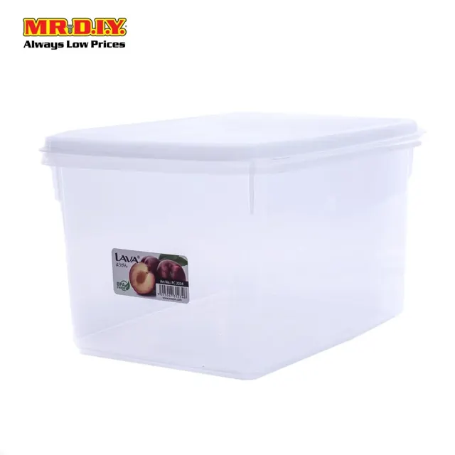 Lava Plastic Food Container with Lid (7l)