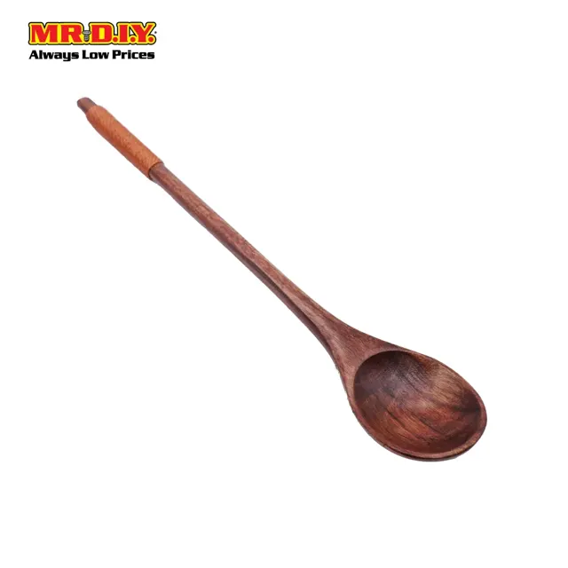 Long Handled Wooden Bamboo Soup Spoon 203 (20cm)