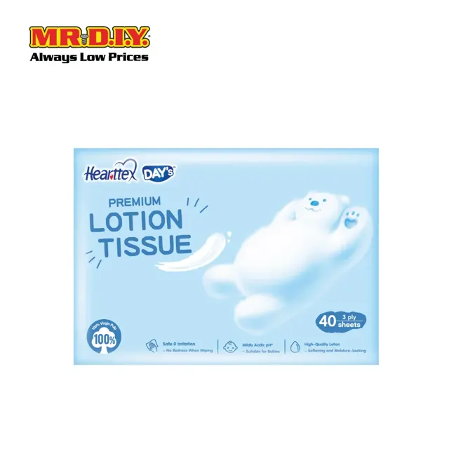 Hearttex x Day's Lotion Tissue 3 Ply 40S