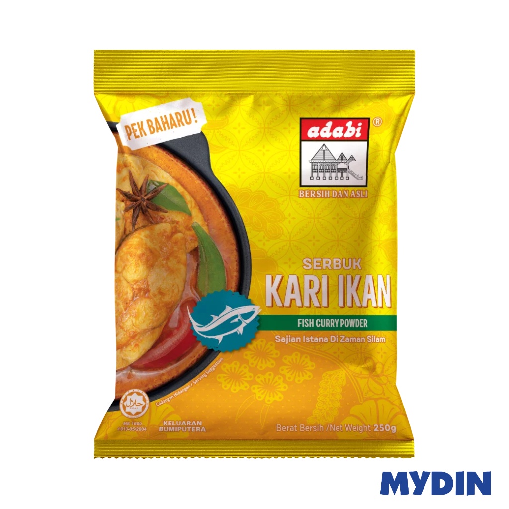 Adabi Curry Pwd 250g Fish