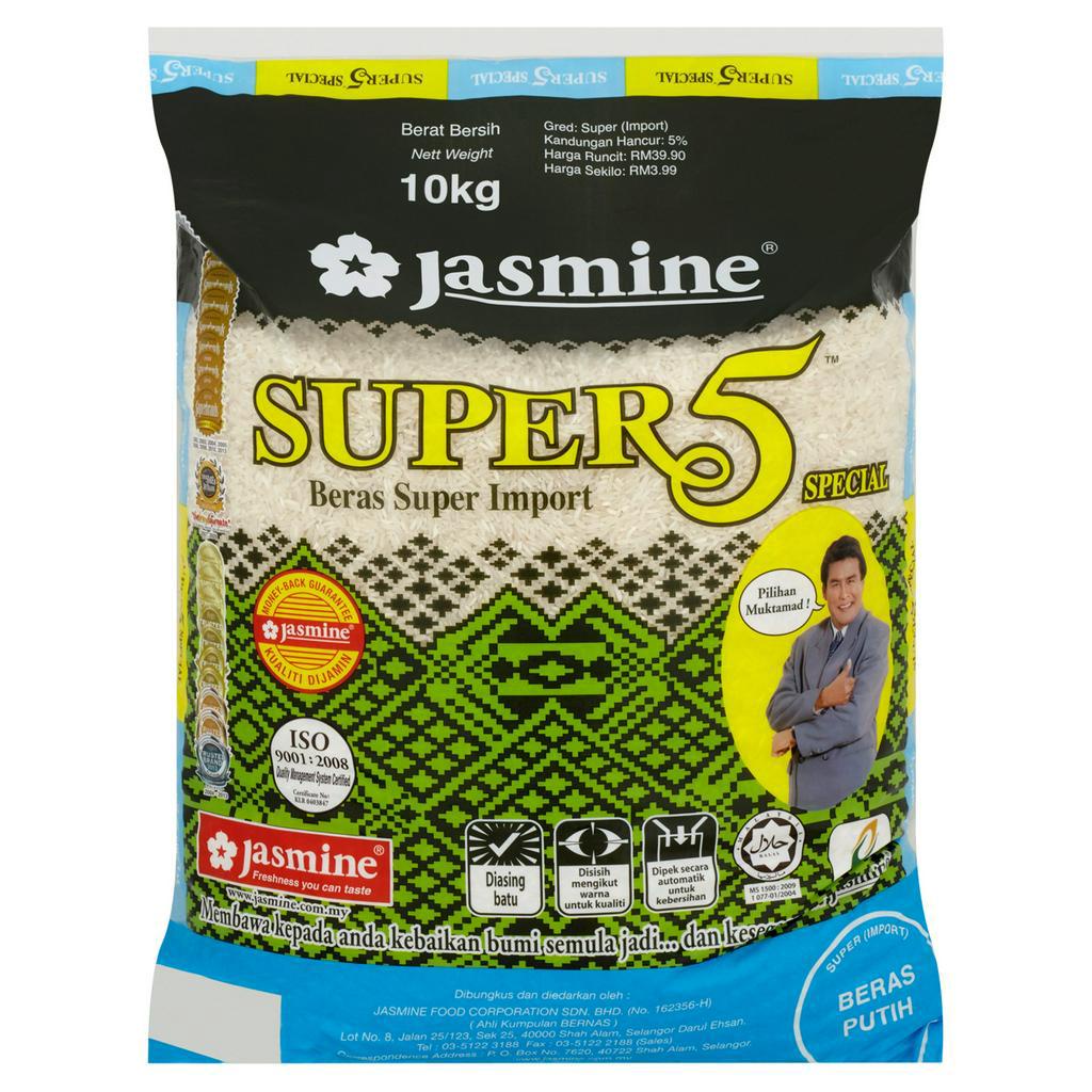 Jasmine Spr 5 Import Rice 10kg